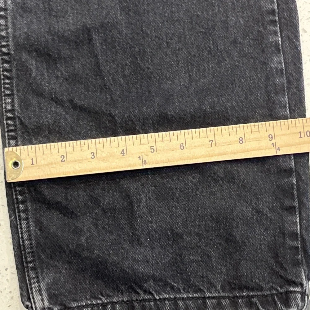 Levis 565 Jeans 36x30 Loose Fit Straight Black Fade Baggy Grunge Fits 36x28
